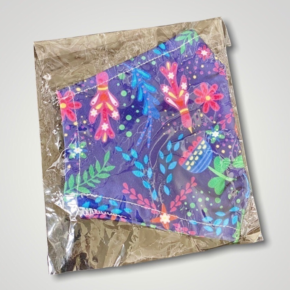 5 Colorful Adjustable Reusable Soft Cloth Face Masks - Picture 3 of 6